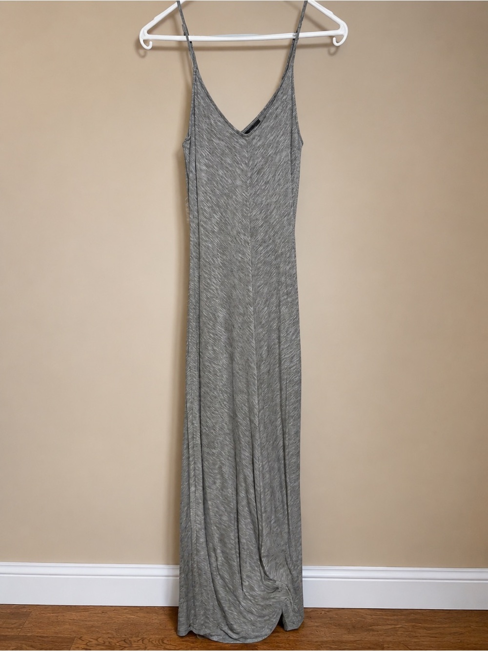 Mossimo Supply Co. Heather Grey Maxi Slip Dress